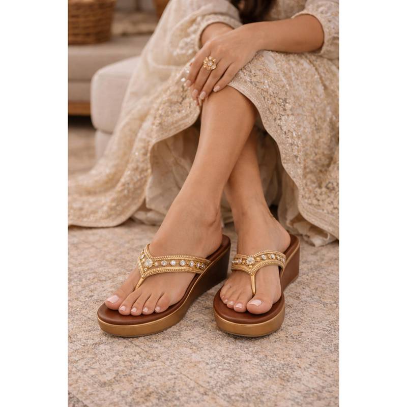 SCENTRA Womens Sandal Heels for Party - Tan (EURO 36)