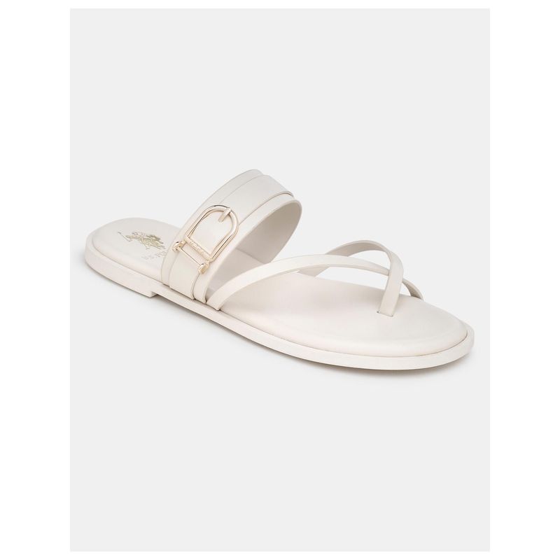 U.S. POLO ASSN. Women Relien Solid Slip On Flats (UK 6)