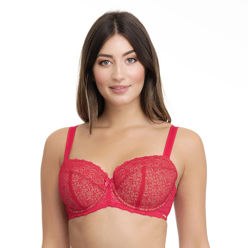 Ultimo Heritage Lace Bra - Red (40C)