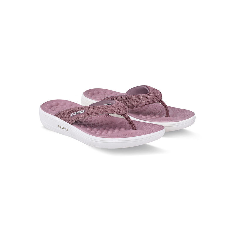 Campus Mauve Women Flip Flops (UK 5)