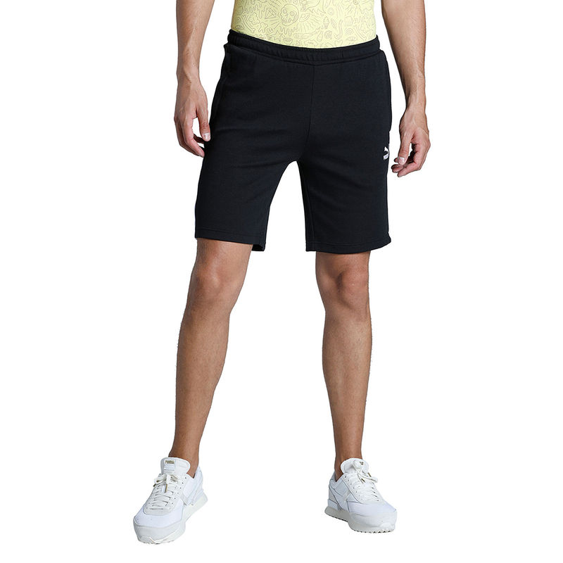 Puma Panel Sweat Mens Black Casual Shorts (S)