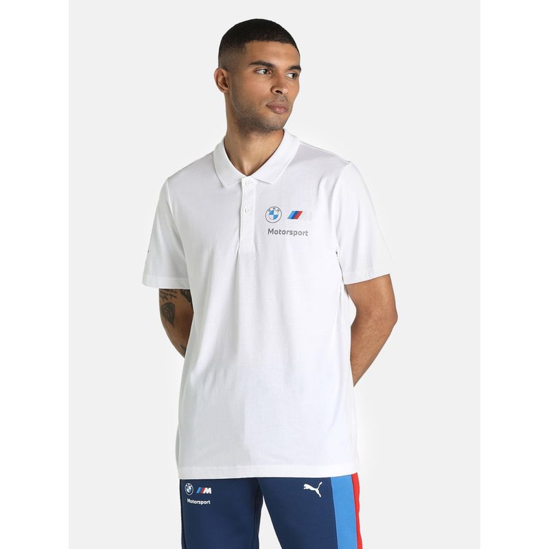 Buy Puma BMW M Motorsport ESS Men White T Shirt Online