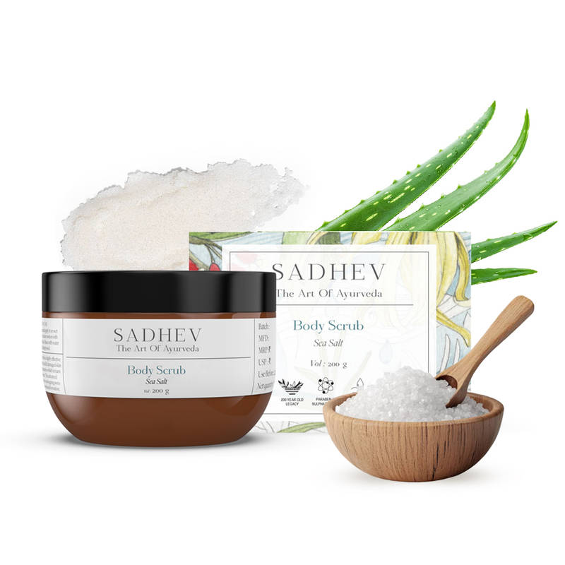 SADHEV Sea Salt Body Scrub