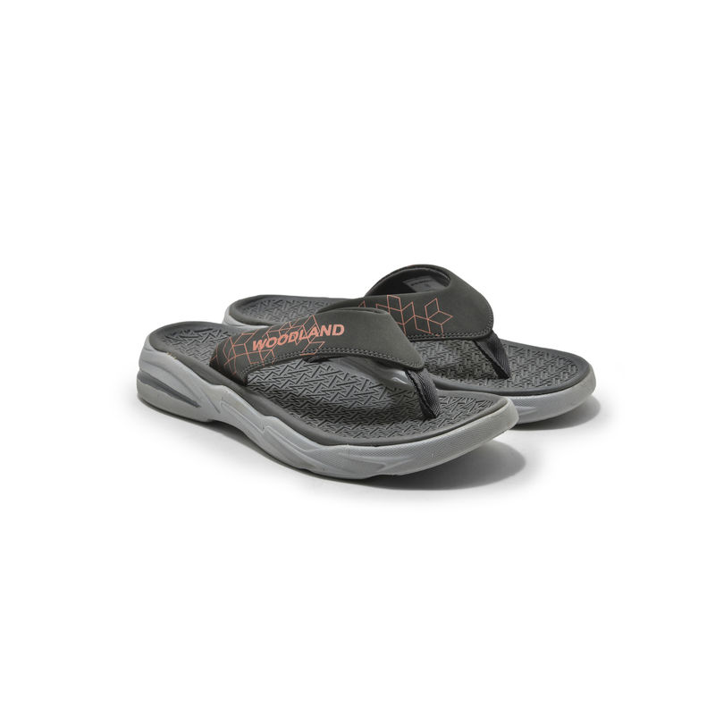 WOODLAND Mens Grey Casual Flipflops (UK-8)