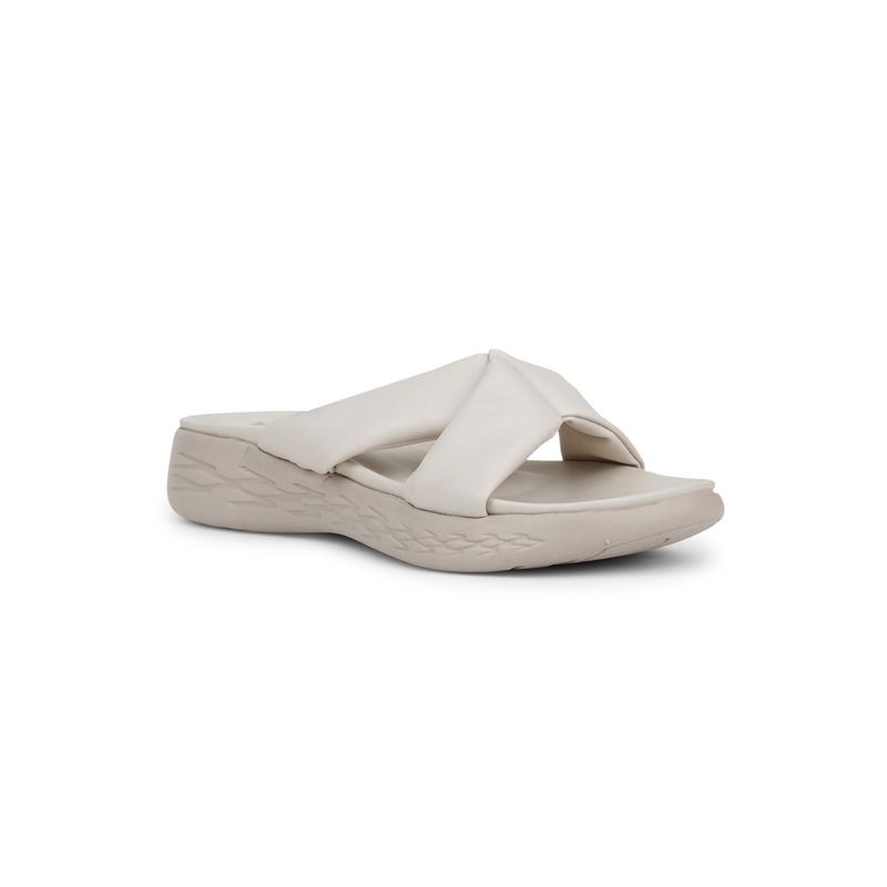 Bata Off White Womens Sandals (UK 5)