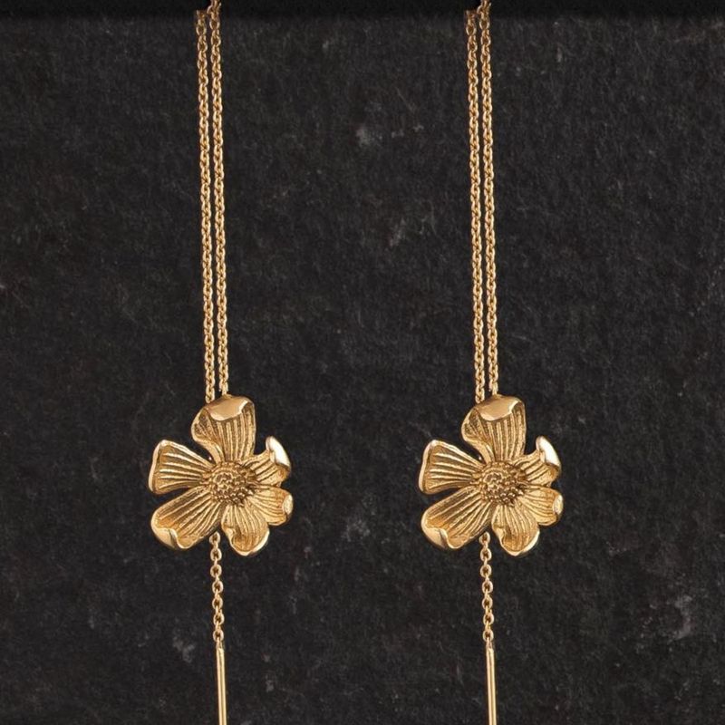 Thread earring price best sale