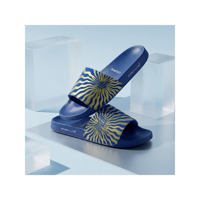 Chupps Women Blue Mi Spell Sliders (UK 3)