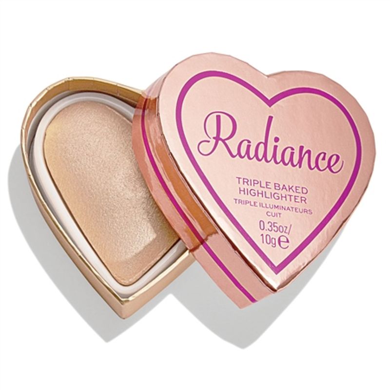 Makeup Revolution Glow Hearts Triple Baked Highlighter - Rays of Radiance
