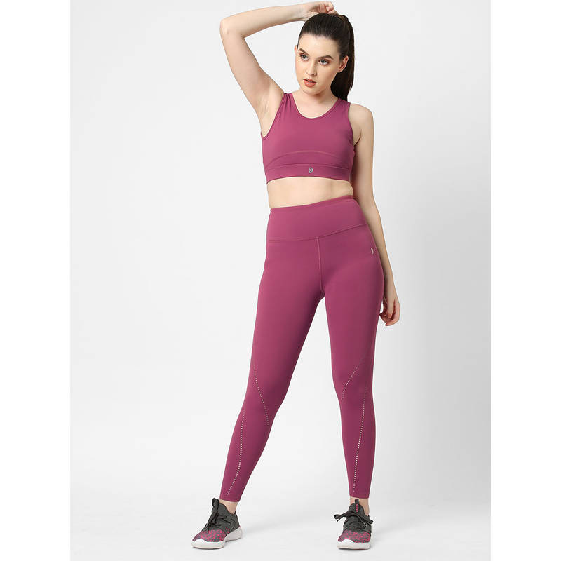 BODD ACTIVE Bright Rose Cut-Out Leggings (XS)