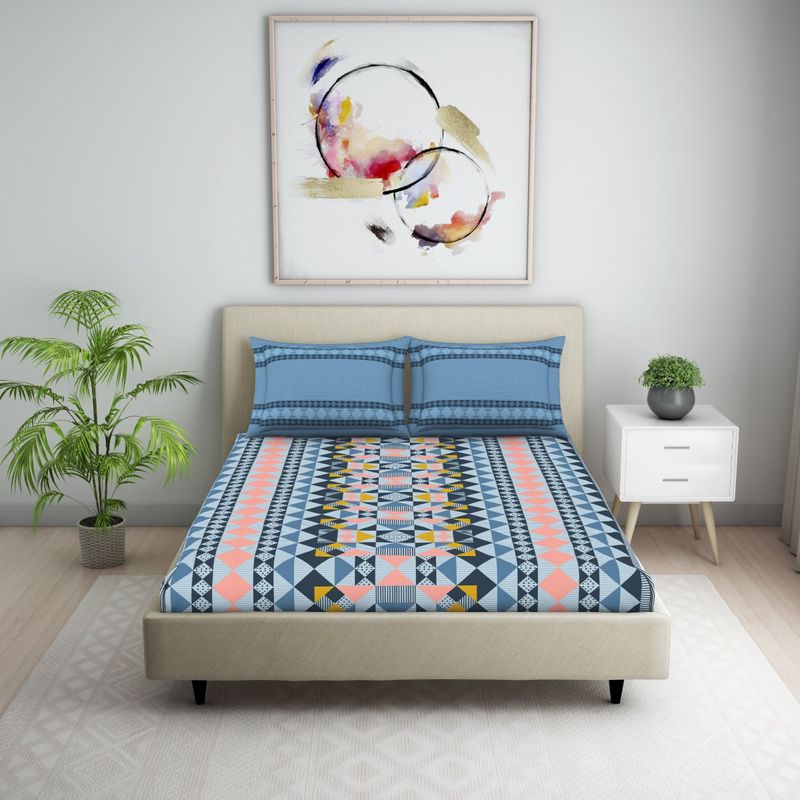 Buy Welspun 100 COTTON Bedsheets Double SKIN SAFE BREATHABLE GREAT