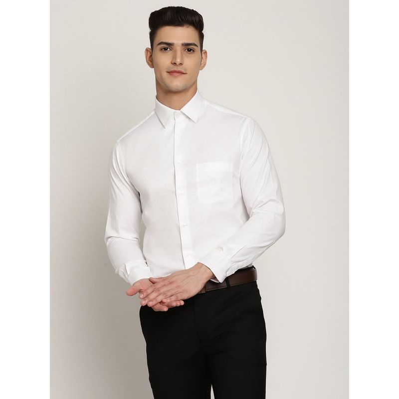 Cantabil Men White Shirt (38)