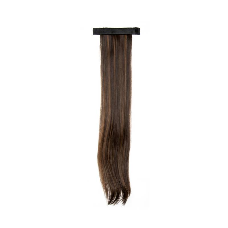 Stasia Street Korean Fiber Pony Tail Hair Extention Length Volume - Mix Brown