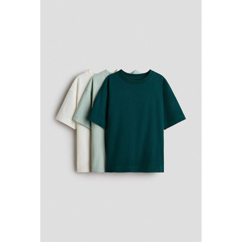 H&M Boys Multi-Color 3-Pack T-Shirts (12-14 Years)