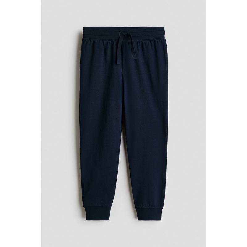 H&M Boys Blue Cotton Joggers (8-9 Years)