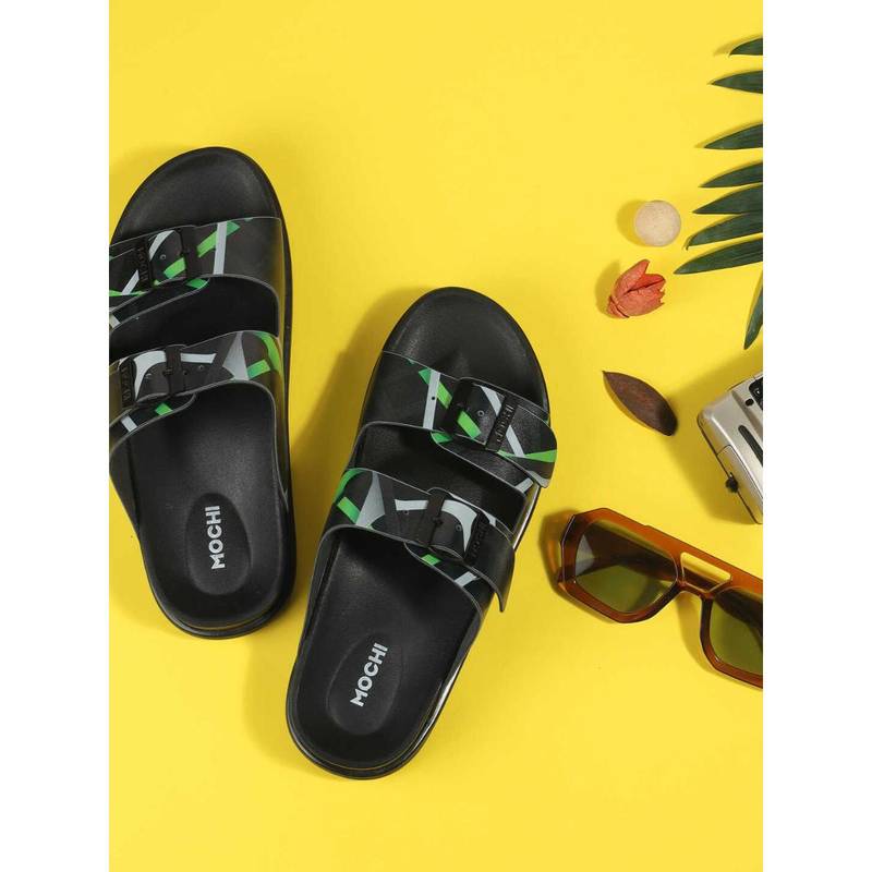 Mochi Women Grey Open Toe Casual Sandals (EURO 38)
