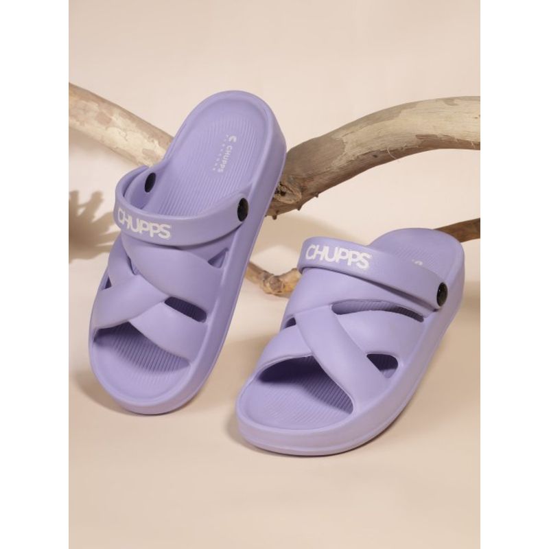 Chupps Women Maven Purple Casual Slide Clogs (UK 4)