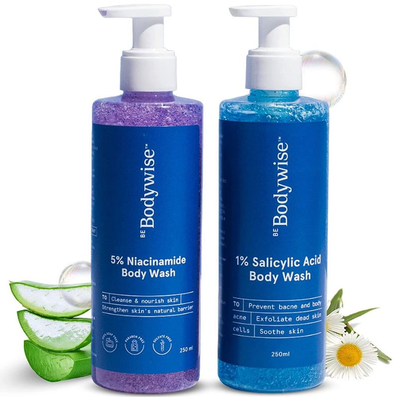 Be Bodywise 5 Niacinamide Body Wash + 1 Salicylic Acid Body Wash Buy