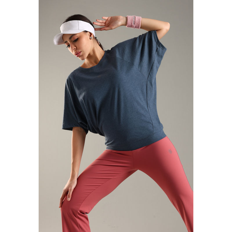 DOMIN8 Women Upf Sun Protection Eco Friendly Yoga T-Shirt (S)