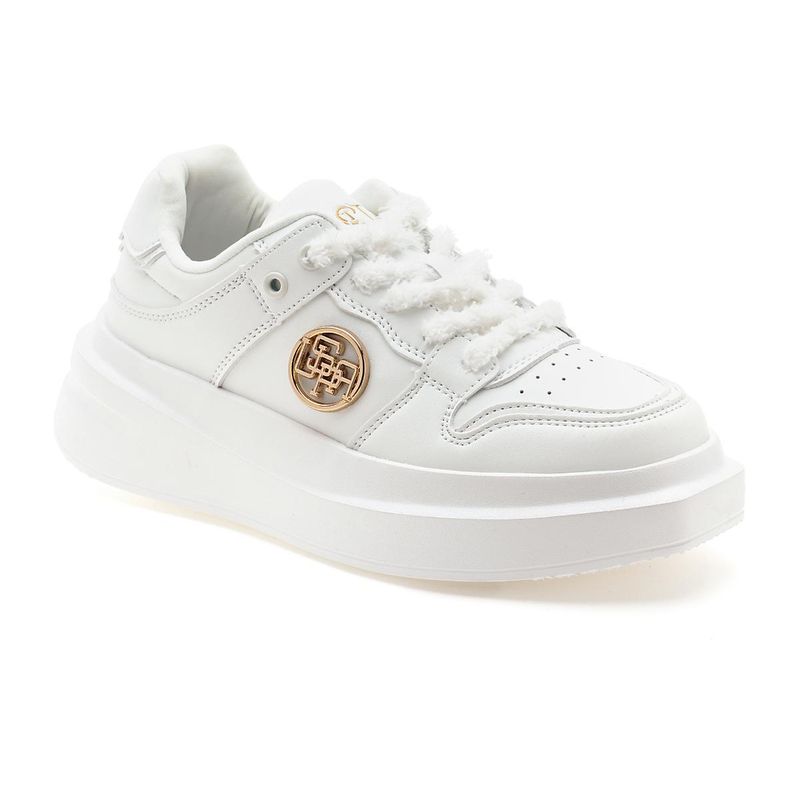 U.S. POLO ASSN. Women Burna White Sneakers (UK 3)