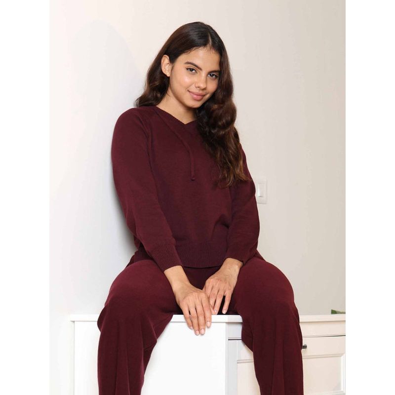 BlissClub Burgundy At Ease Hoodie (XL)