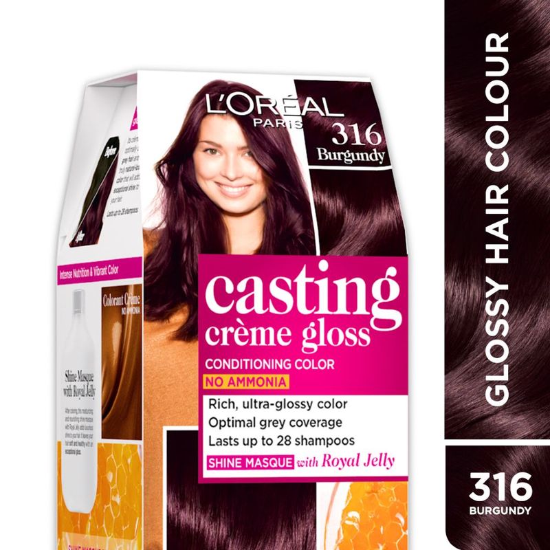 L'Oreal Paris Casting Creme Gloss Hair Color - 316 Burgundy