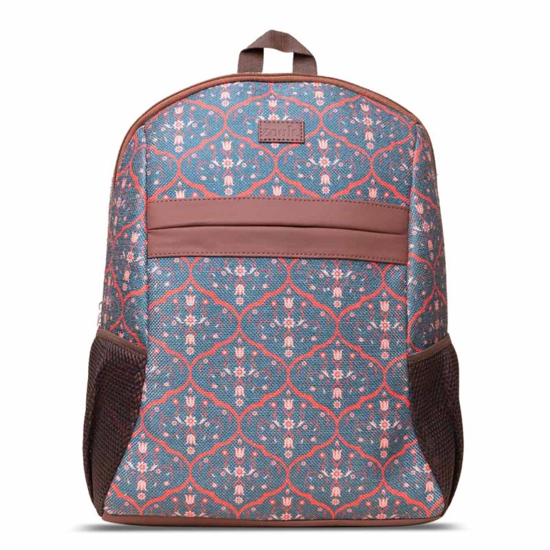 Buy Zouk Sheesh Mahal Jaali Motif Classic Backpack Online