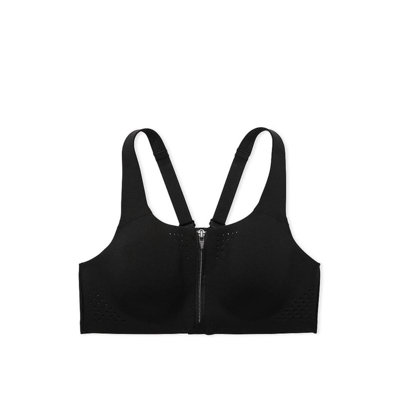 Victoria's Secret Featherweight Max Front-Close Sports Bra Black (32C)
