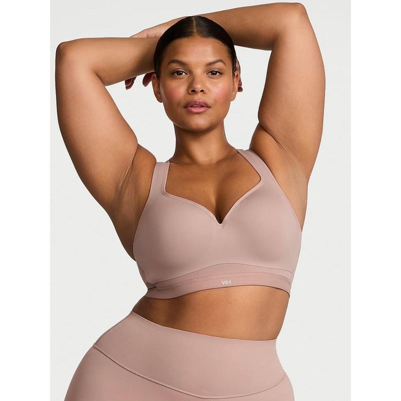 Victoria's Secret VSX VSX Incredible Max Sports Bra Taupe (32DD)