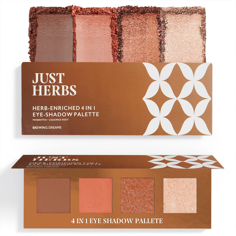 Just Herbs 4 in 1 Eye Shadow Pallette - Brewing Dreams