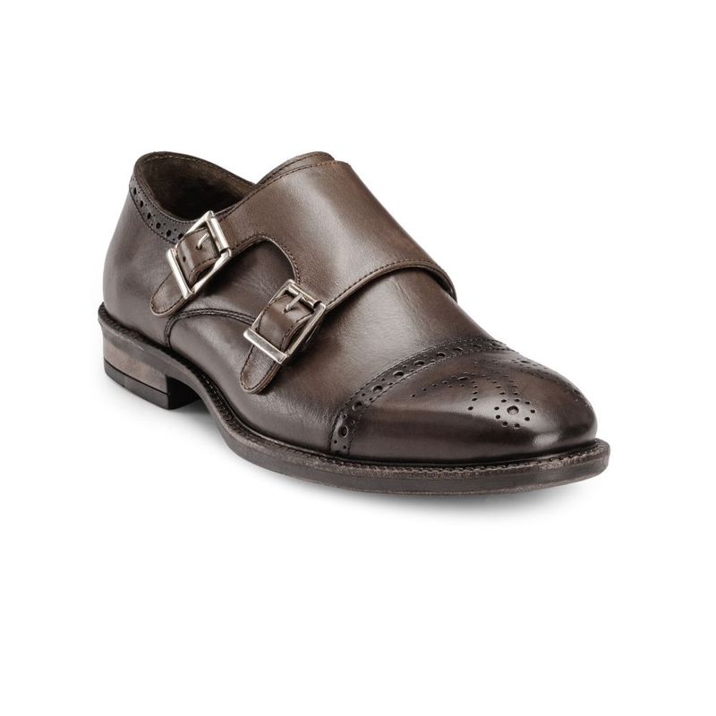 Teakwood Leathers Brown Solid Casual Shoes - Euro 40
