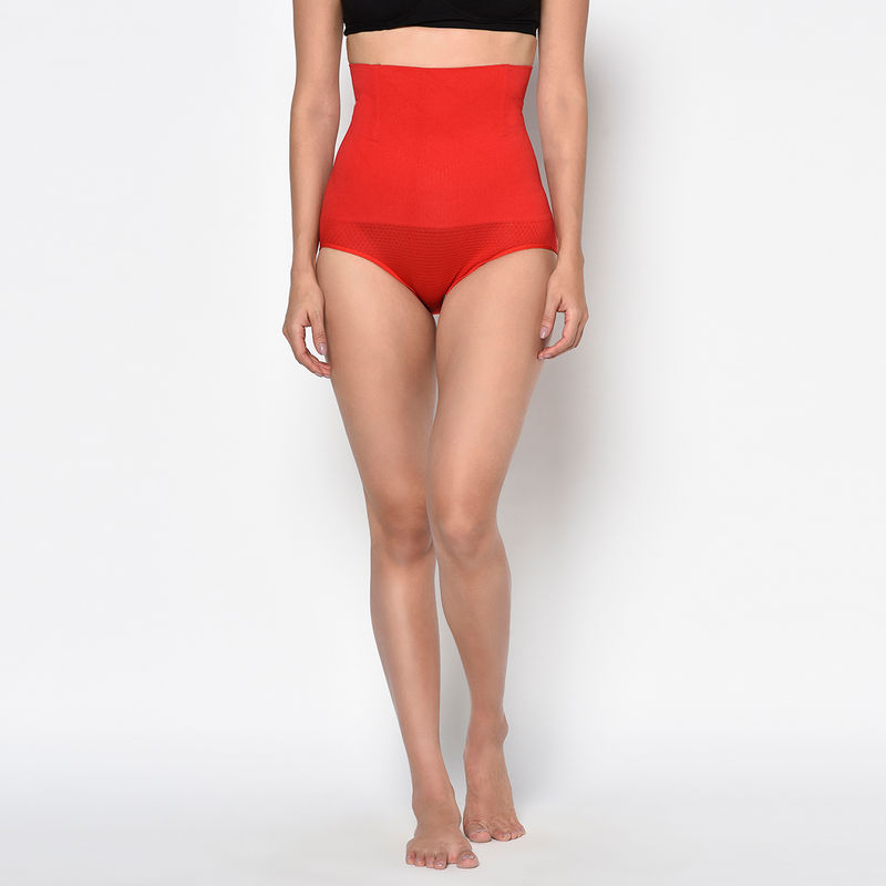 Da Intimo Solid Tummy Shaper - Red (2XL)