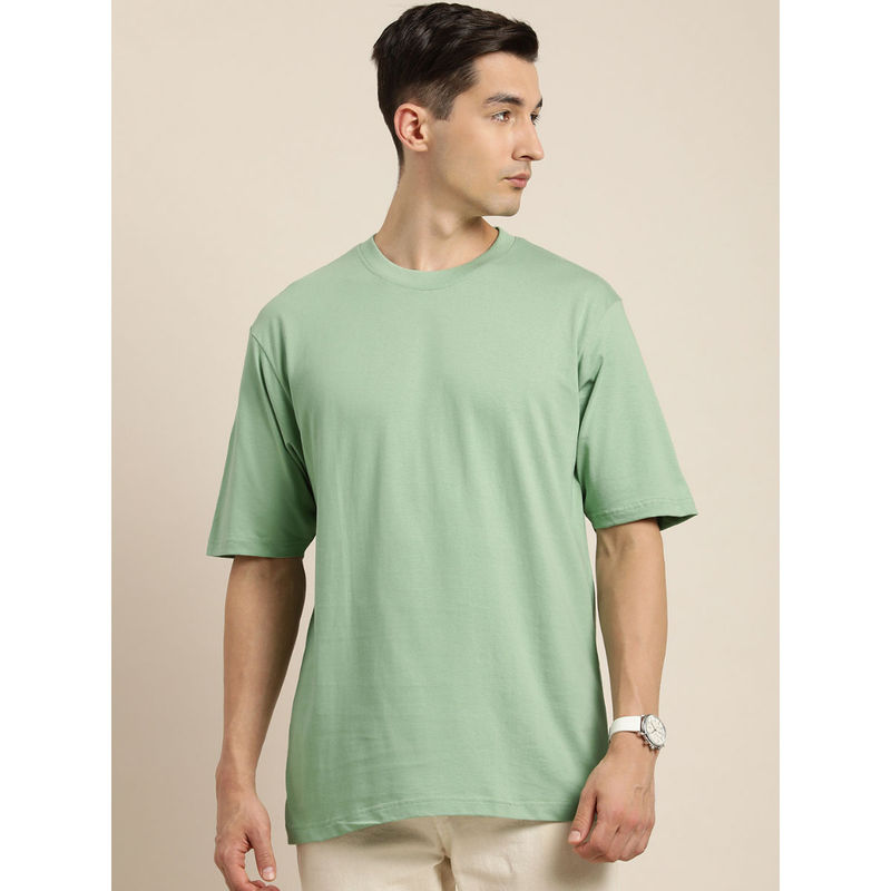 Difference of Opinion Green Graphic Oversized T-shirt (S)