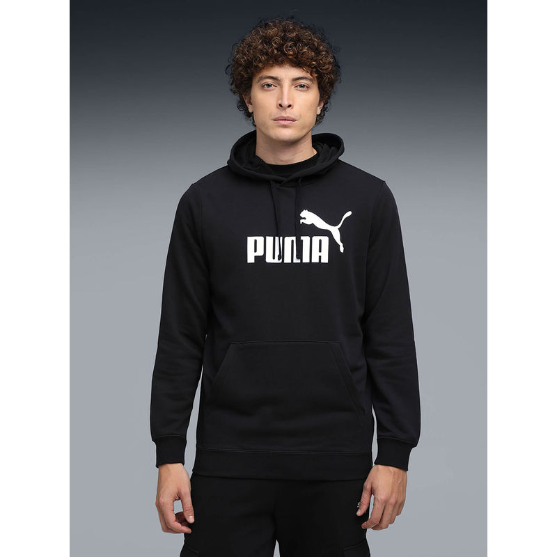 Puma No. 1 Logo Men's Black Solid Hoodie (XL)