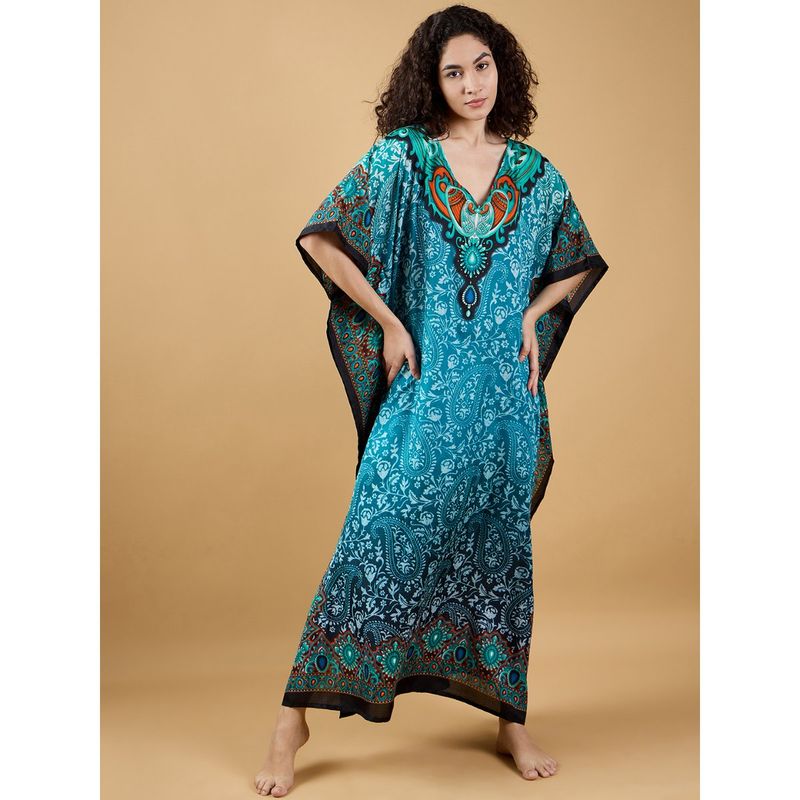 The Kaftan Company Ombre Paisley Kaftan (M)