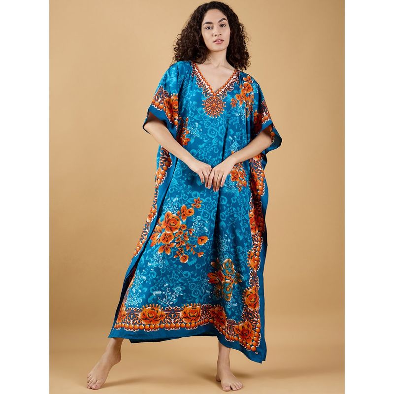 The Kaftan Company Mystic Blue Kaftan (M)