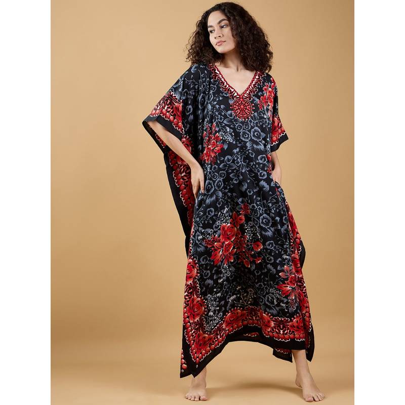 The Kaftan Company Vibrant Symphony Kaftan (M)
