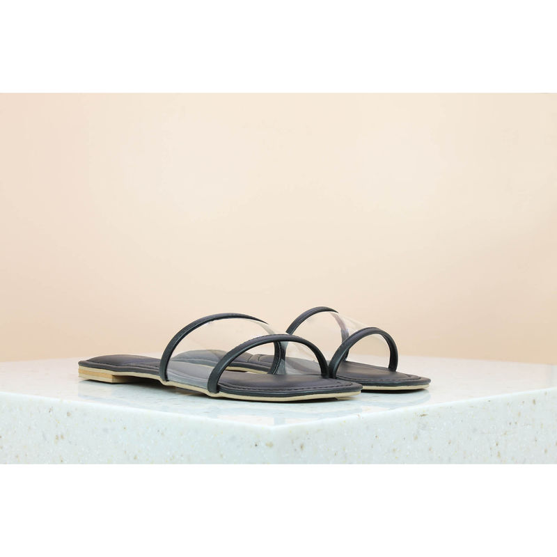 CC FLAT MULE 25S IN DARK RED CALFSKIN STYLE 10