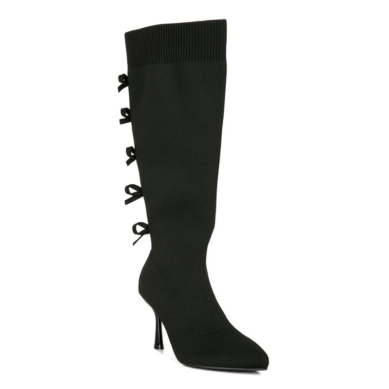 London Rag Solid Black Casual Boots(EURO 41)
