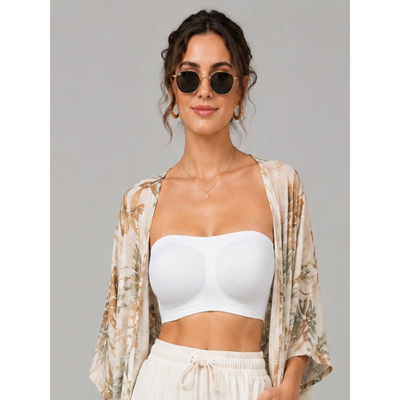 Mod & Shy White Solid Nylon Elastane Regular Bra (XXS)