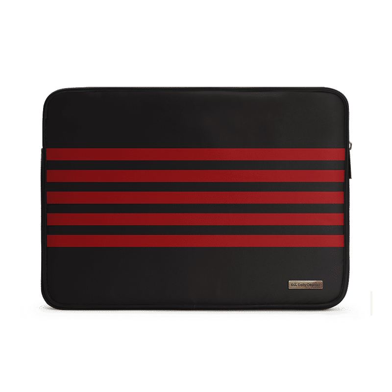 Dailyobjects Red Night Zippered Sleeve For Laptop/macbook - 15 Inch