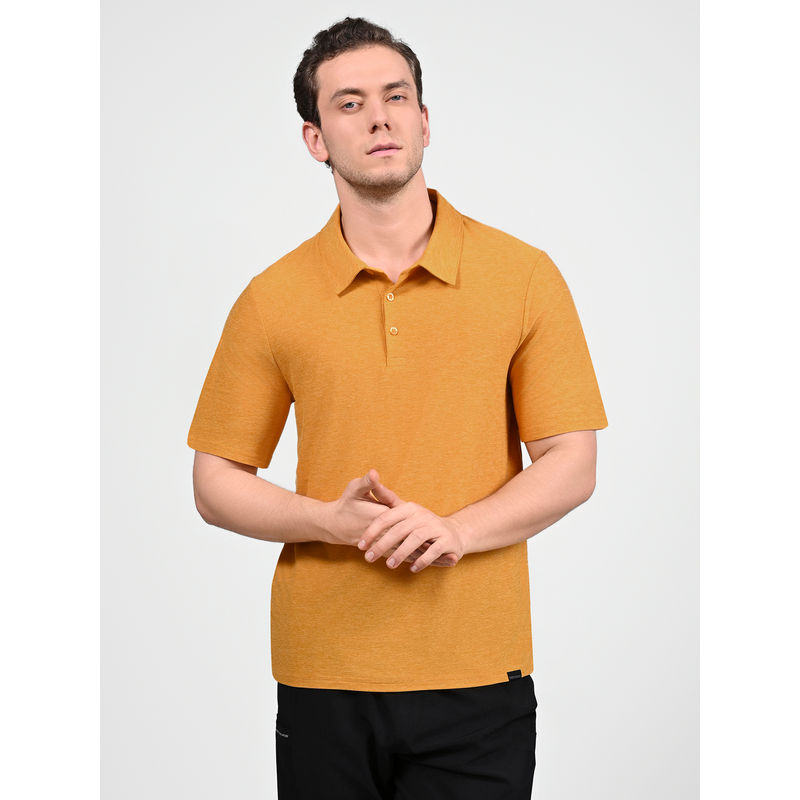 SKECHERS Men GODRI ALL DAY Polo T-Shirt Orange (M)