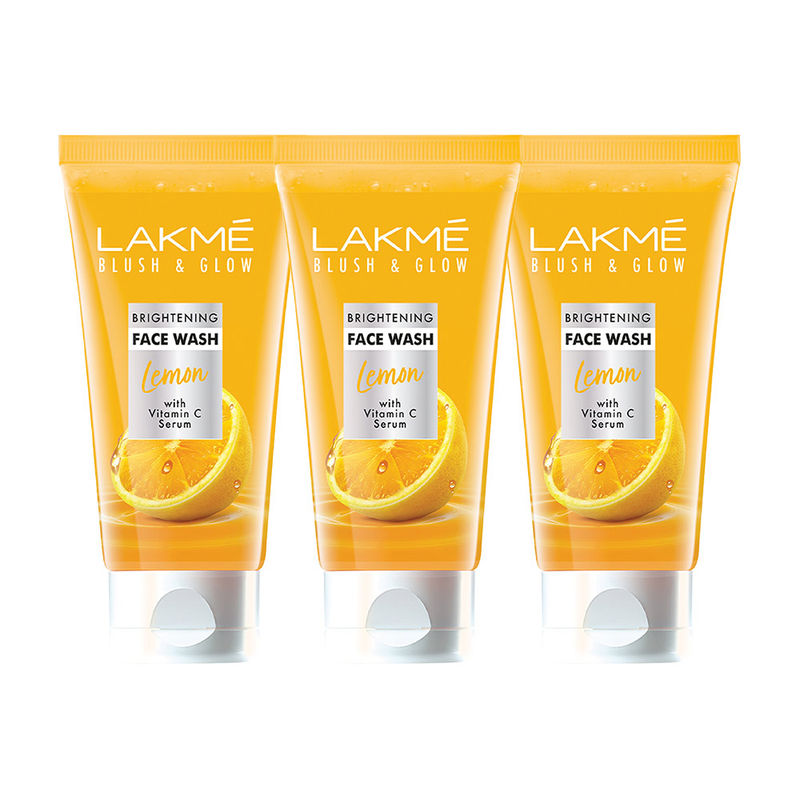 Lakme Blush and Glow Lemon Gel Face Wash Combo Buy Lakme Blush and