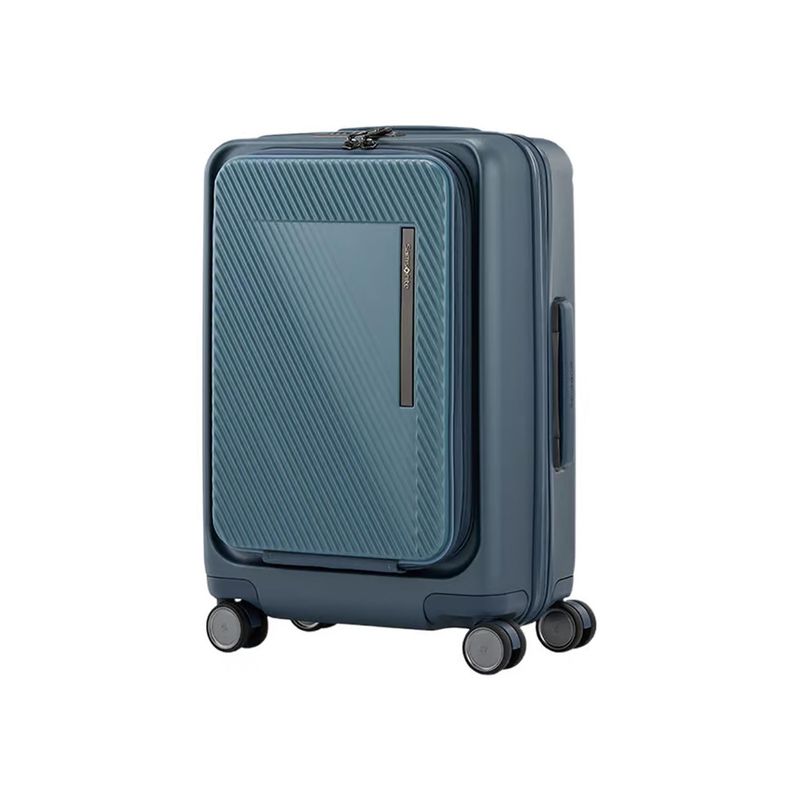 Samsonite Blue Polycarbonate Solid Trolley Bag (S)