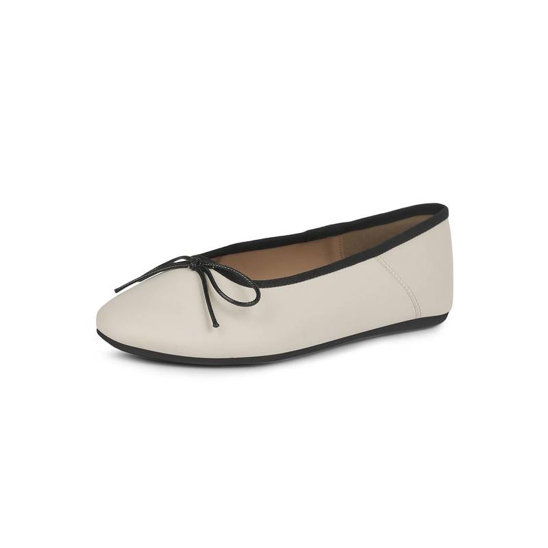 Bata Women Beige Classic Comfort Ballerina (UK 7)