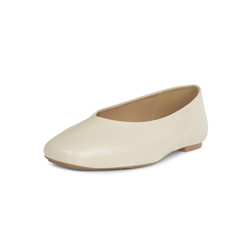 Bata Women Beige Classic Comfort Ballerina (UK 5)