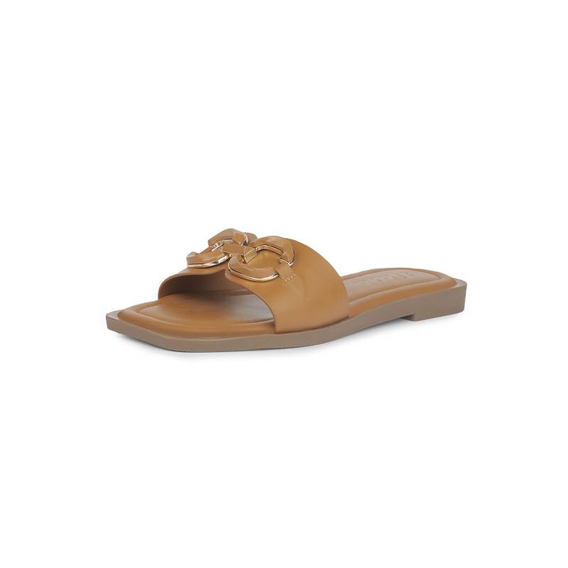 Bata Women Brown Flats (UK 4)