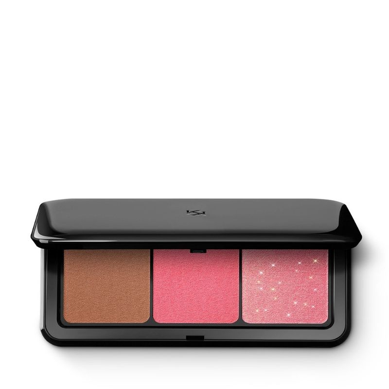 Kiko Milano Multi Finish Trio Blush & Bronzer Palette - 03 - Pink