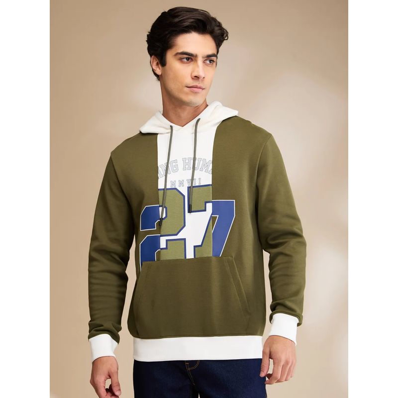 Being Human Men's Olive Hoodies (3XL)