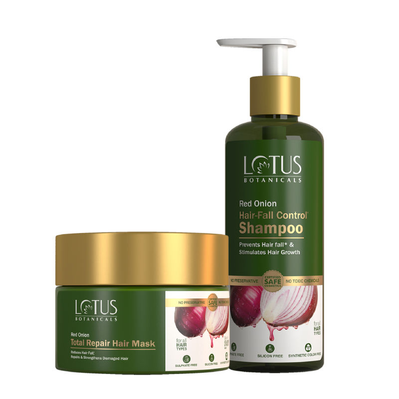 Lotus Botanicals Red Onion Hairfall Control Shampoo - Reduce Your Hairfall  from 1st Week Itself ! - YouTube