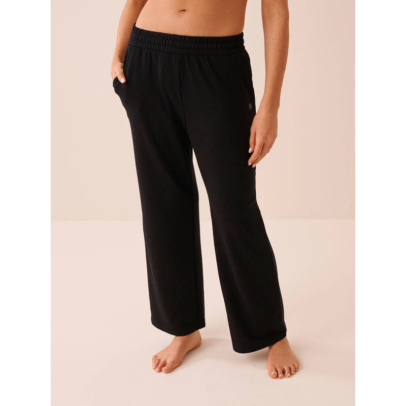 La Vie En Rose Black French Terry Pant (XL)